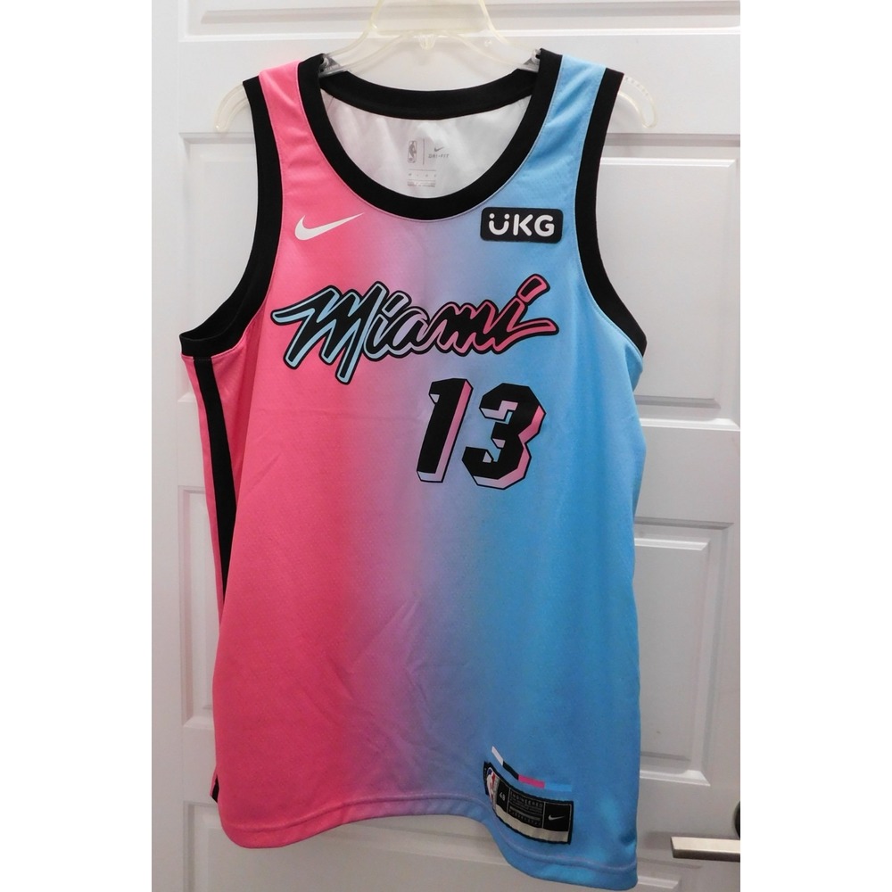Bam Adebayo Vice versa Miami Heat Jersey Sz 48